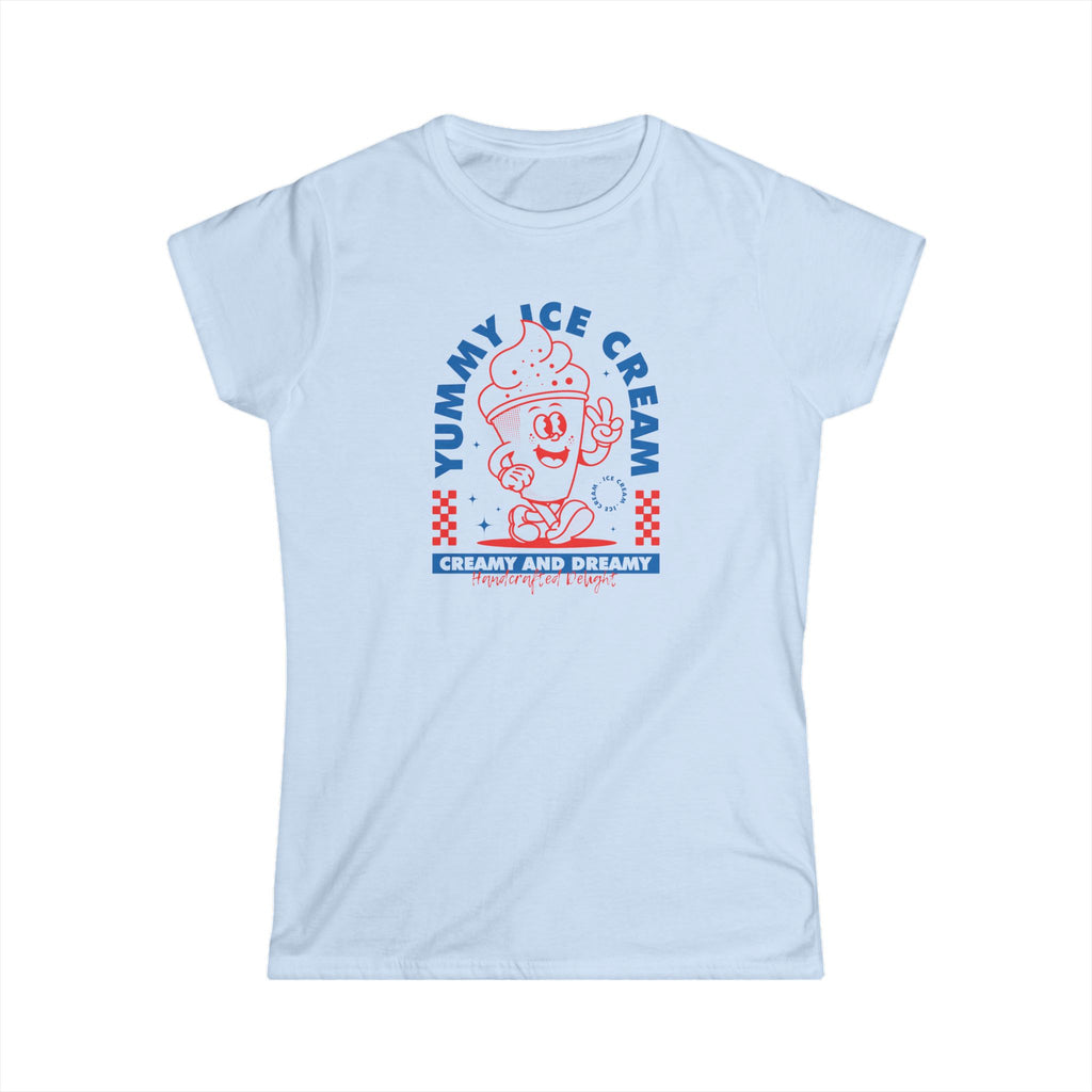 Ice Cream Graphic Tee — "Yummy Ice Cream" Cute Retro Dessert Shirt