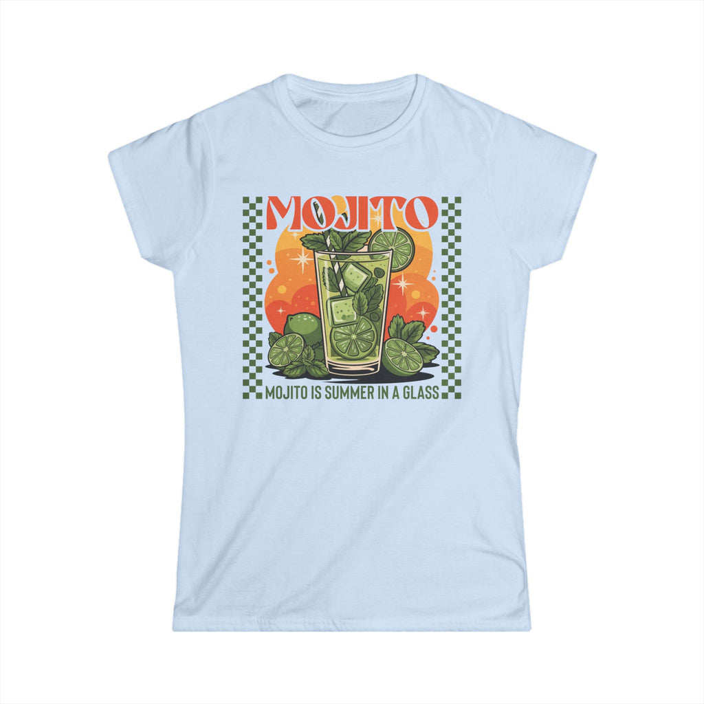 Mojito Summer Tee — "Mojito is Summer in a Glass" Graphic T-Shirt