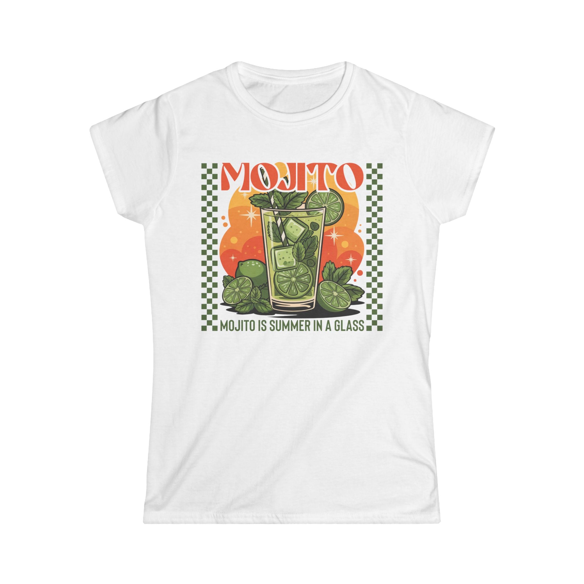 Mojito Summer Tee — "Mojito is Summer in a Glass" Graphic T-Shirt