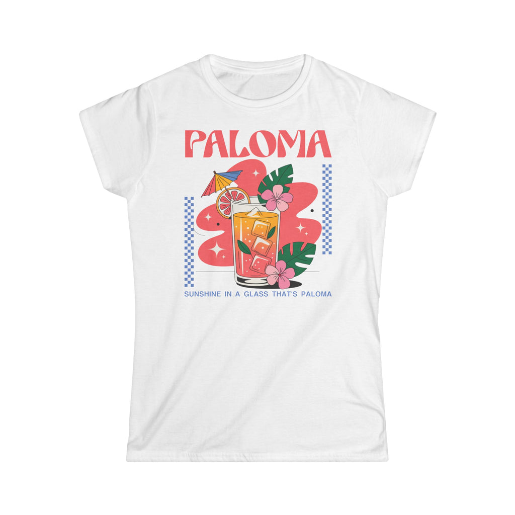 Paloma Cocktail Tee — Tropical 'Sunshine in a Glass' Women's T-Shirt
