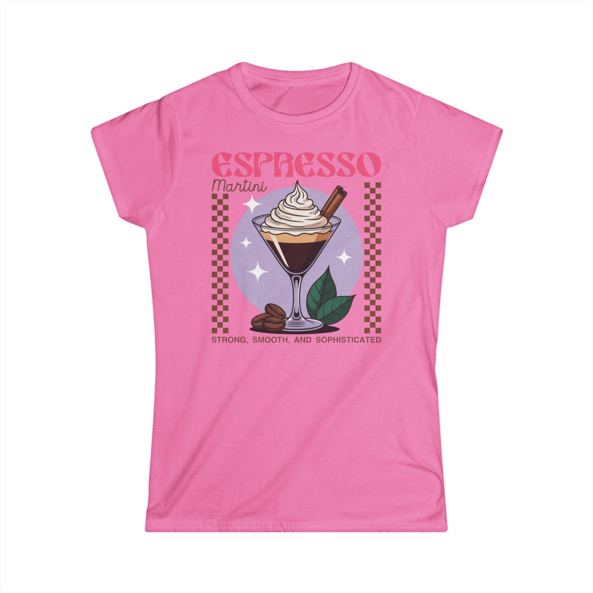 Espresso Martini Tee — Retro Coffee Cocktail Graphic Women’s Shirt