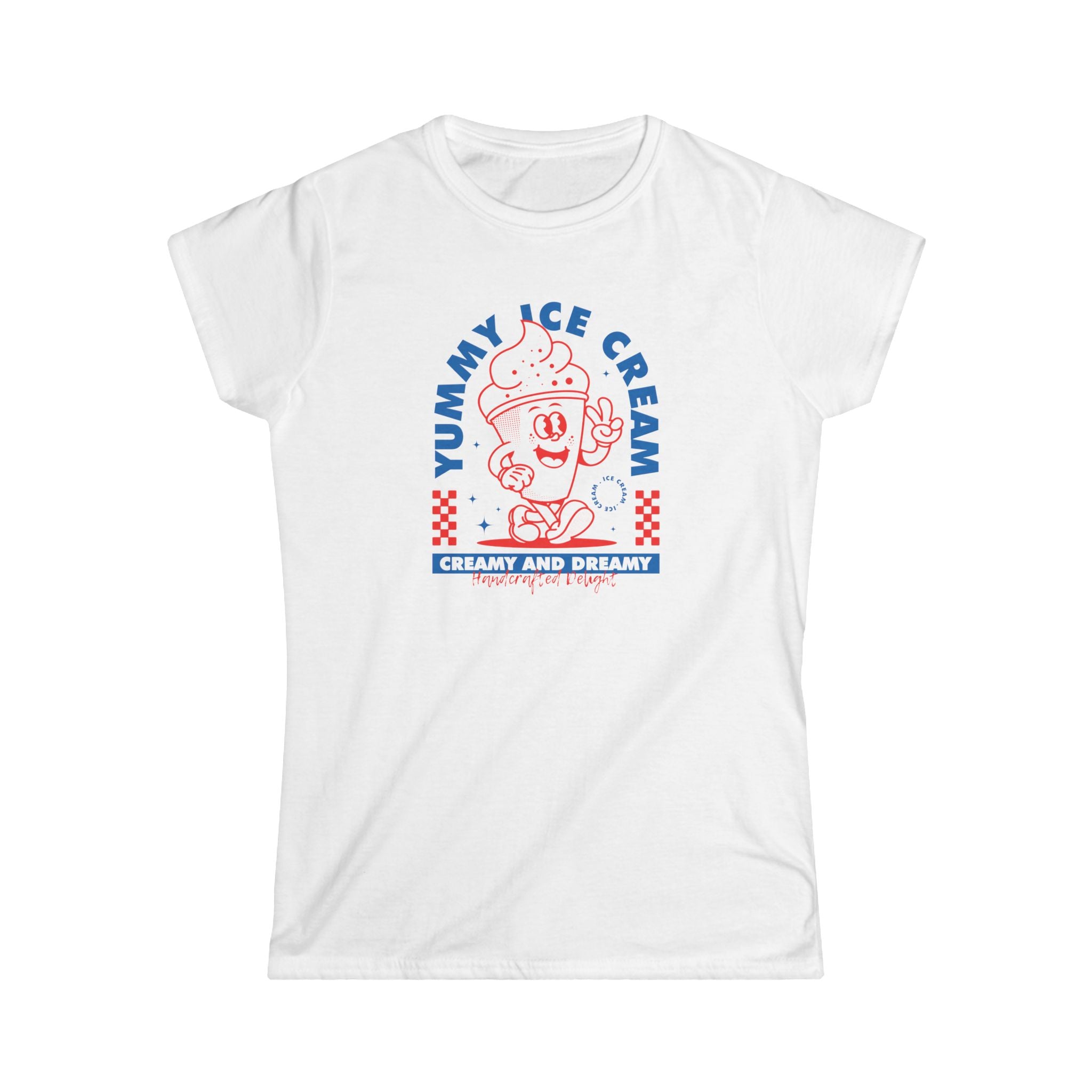 Ice Cream Graphic Tee — "Yummy Ice Cream" Cute Retro Dessert Shirt