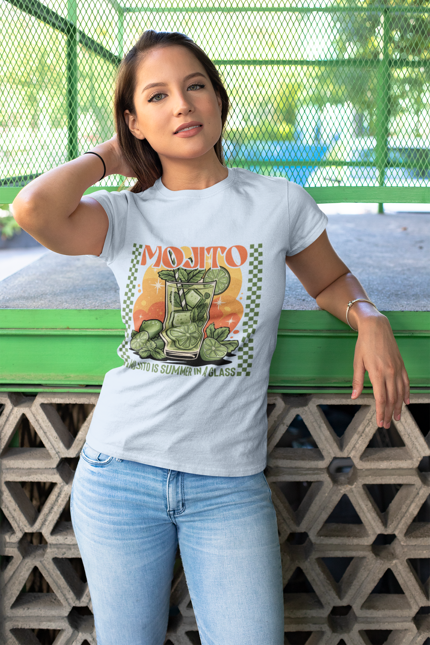 Mojito Summer Tee — "Mojito is Summer in a Glass" Graphic T-Shirt