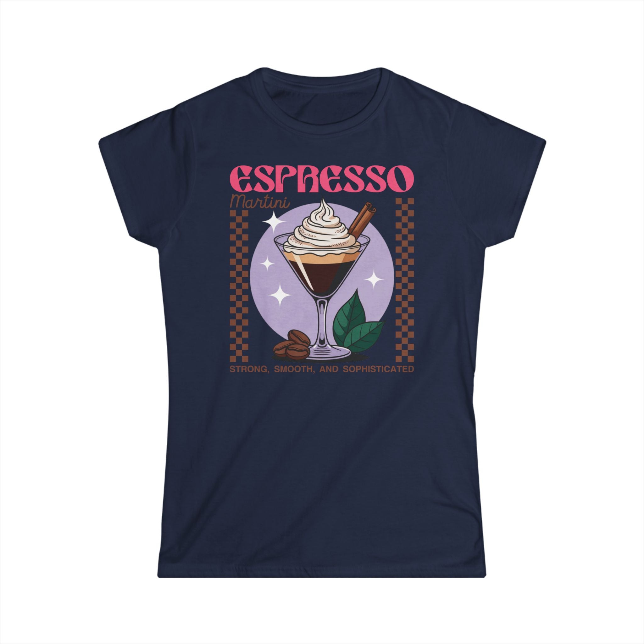 Espresso Martini Tee — Retro Coffee Cocktail Graphic Women’s Shirt